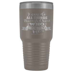 I Can Do All Thing Through Christ Christian Tumblers pewter