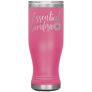 Essential Grandma Tumbler Cup, Grandma Gift Idea pink