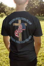 Load image into Gallery viewer, Stand For The Flag Kneel For The Cross Shirt