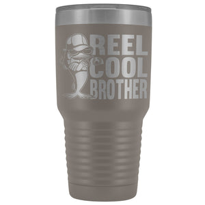 Reel Cool Brother 30oz.Tumblers Brothers Travel Coffee Mug pewter