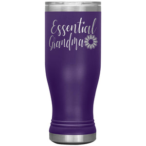 Essential Grandma Tumbler Cup, Grandma Gift Idea pur[ple