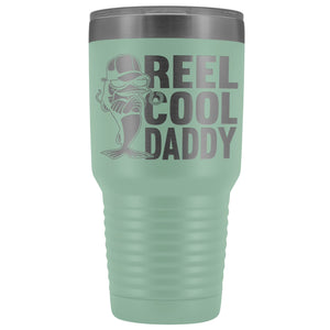 Reel Cool Daddy 30oz.Tumblers Daddy Travel Coffee Mug teal
