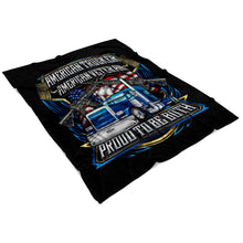 Load image into Gallery viewer, American Trucker American Veteran Trucker Throw Blanket 3