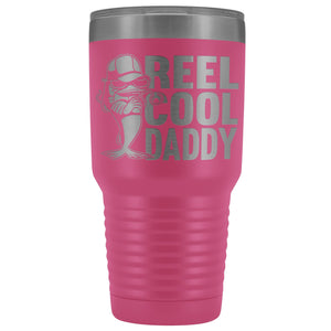 Reel Cool Daddy 30oz.Tumblers Daddy Travel Coffee Mug pink