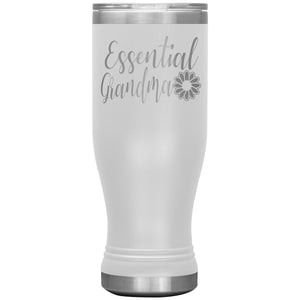 Essential Grandma Tumbler Cup, Grandma Gift Idea white